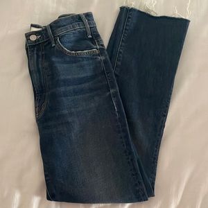 Mother Hustler Ankle Fray, Size 26. Wash - Dirty Mary